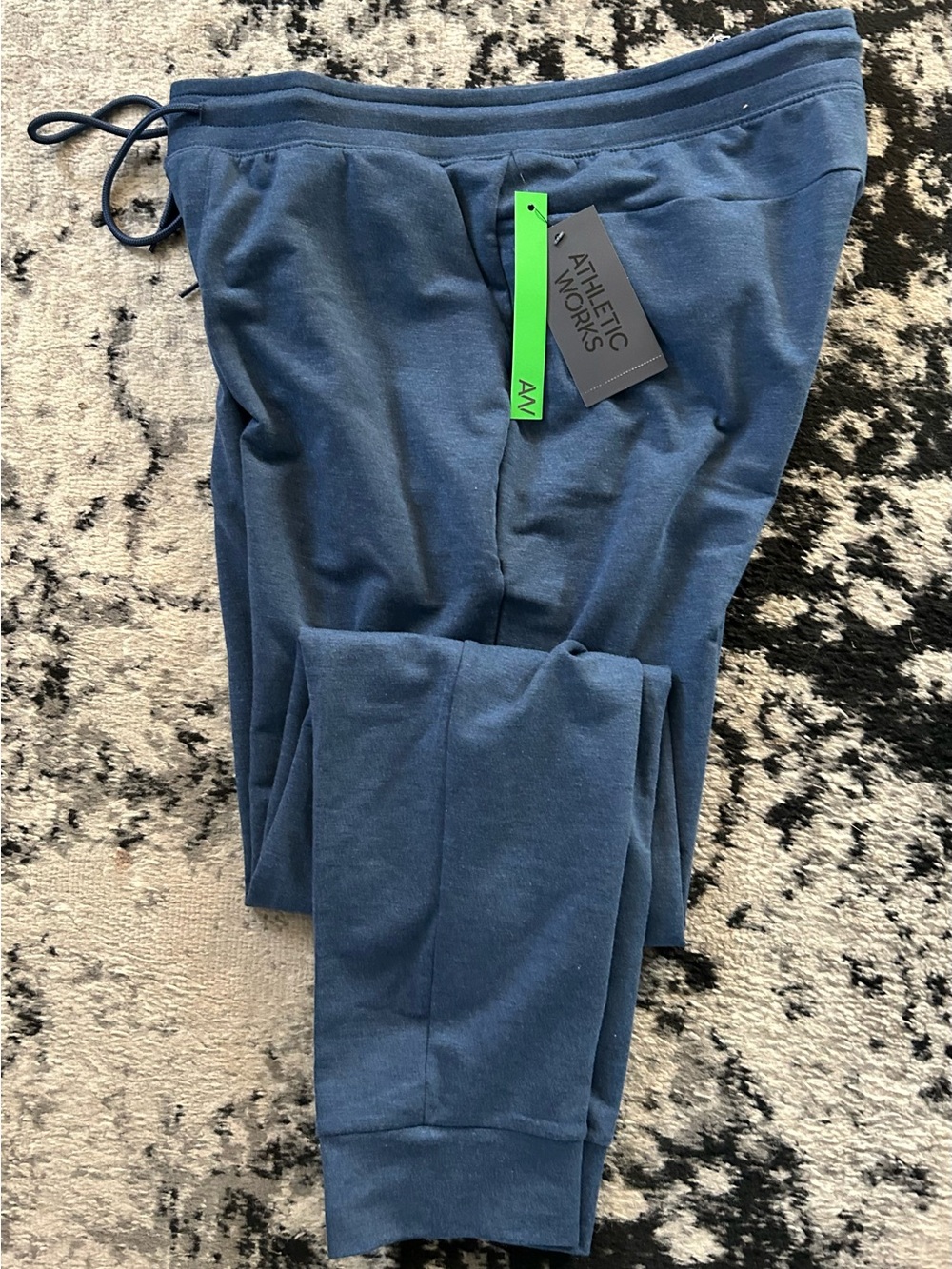 Athletic Works Navy Blue Mens Joggers
